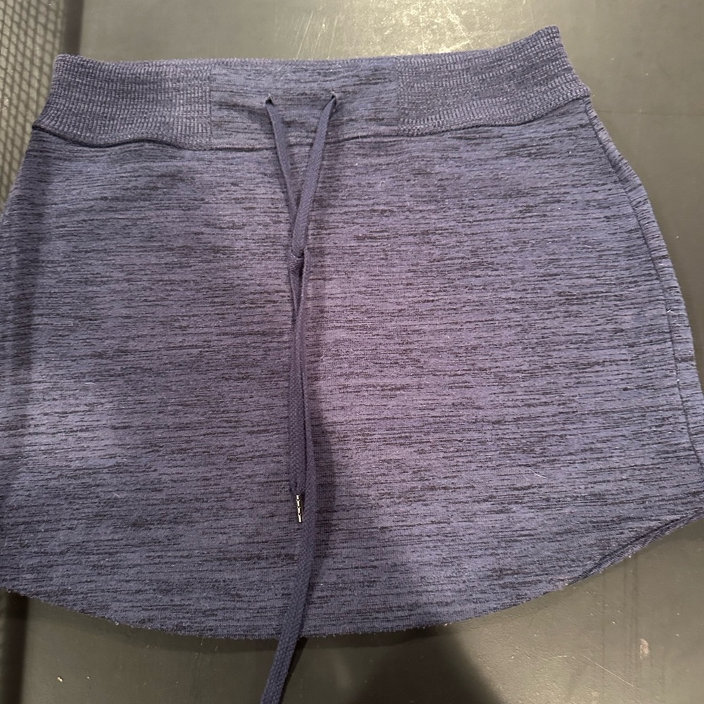 SAM. Blue Heathered Skort
